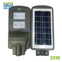 All in one solar security light 20W wholesale easy installed save energy