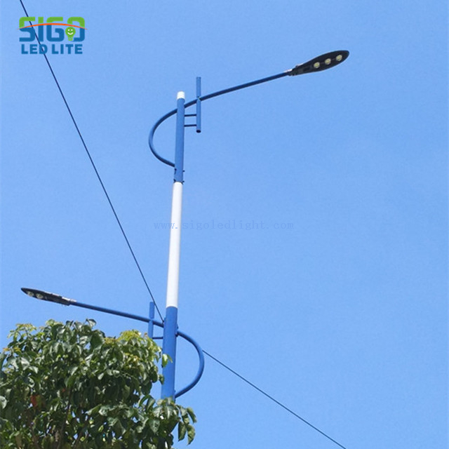 SIGOLED GSWL LED Street Light Project in countryside road